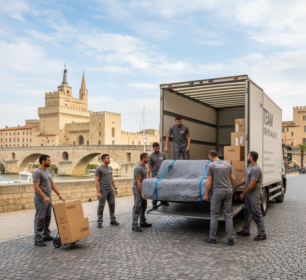 Déménagement longue distance entre Paris et Antibes