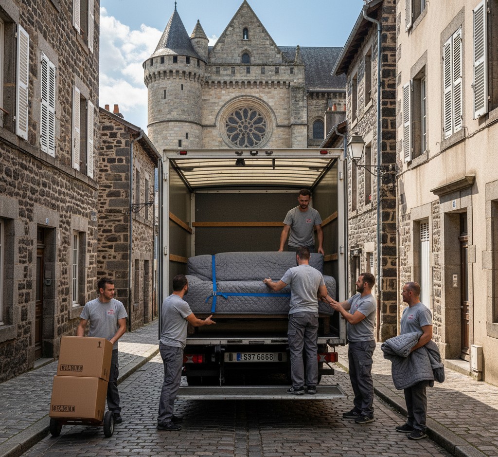 Déménagement longue distance entre Paris et Caen