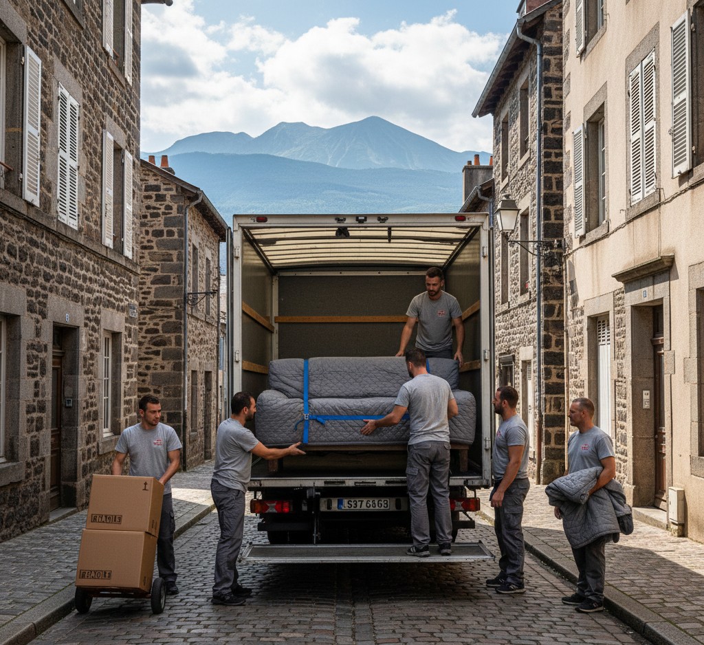 Déménagement longue distance entre Paris et Clermont-Ferrand