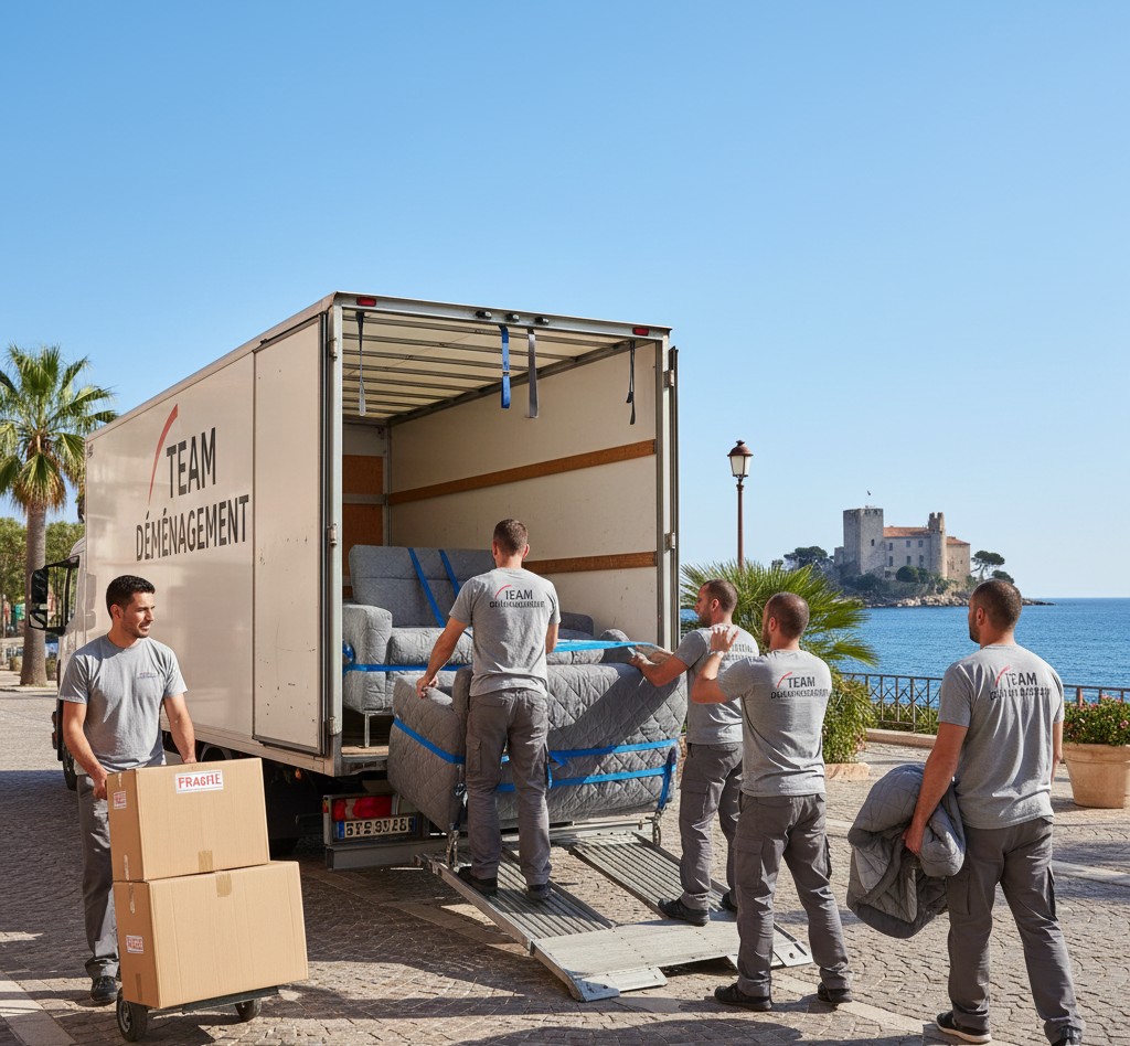 Déménagement longue distance entre Paris et Mandelieu-la-Napoule