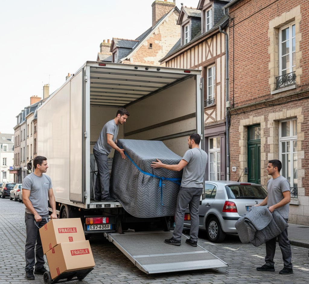 Déménagement longue distance entre Paris et Rennes