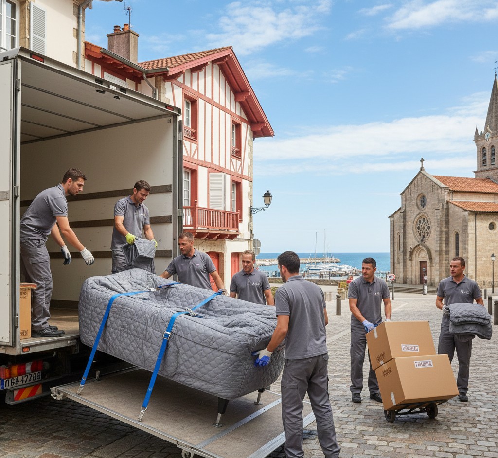 Déménagement longue distance entre Paris et Saint-Jean-de-Luz