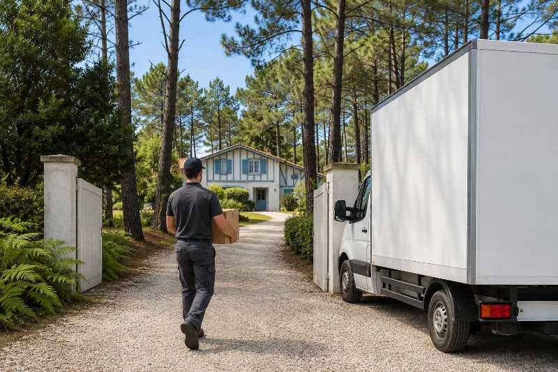 Demenagement Paris vers Andernos-les-Bains, en pratique