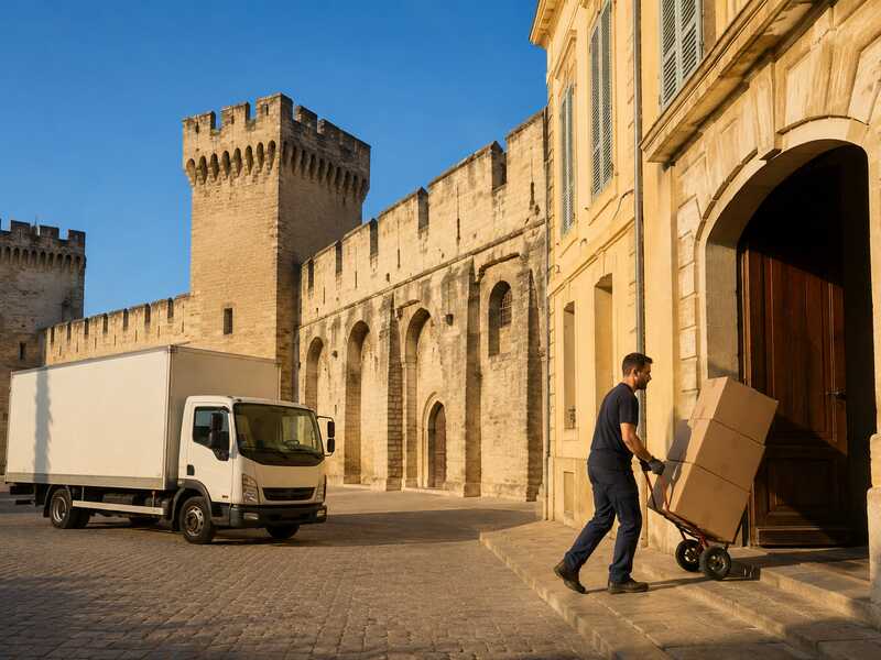 Demenagement Paris vers Avignon, en pratique