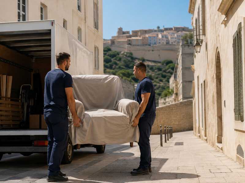 Demenagement Paris vers Calvi, en pratique