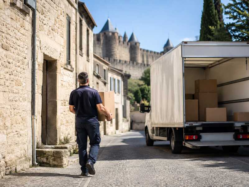 Demenagement Paris vers Carcassonne, en pratique