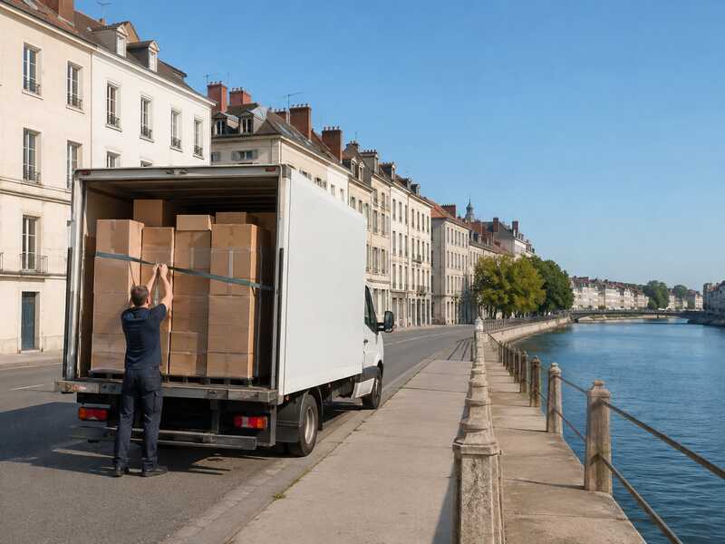 Demenagement Paris vers Chalon-sur-Saone, en pratique