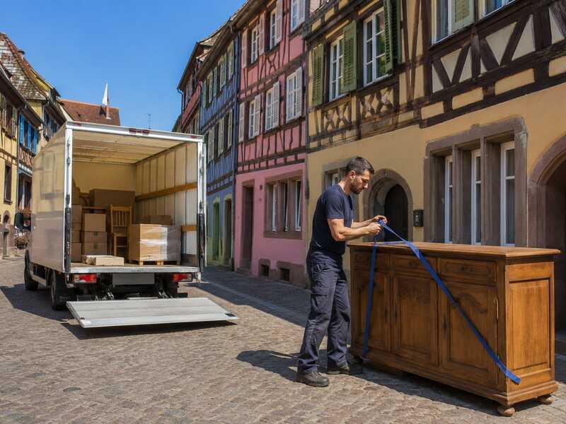 Demenagement Paris vers Colmar, en pratique