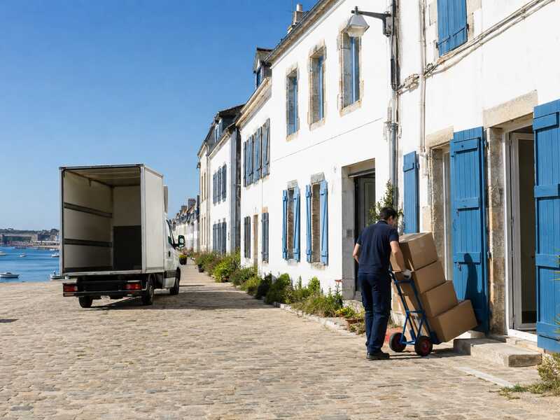 Demenagement Paris vers Concarneau, en pratique