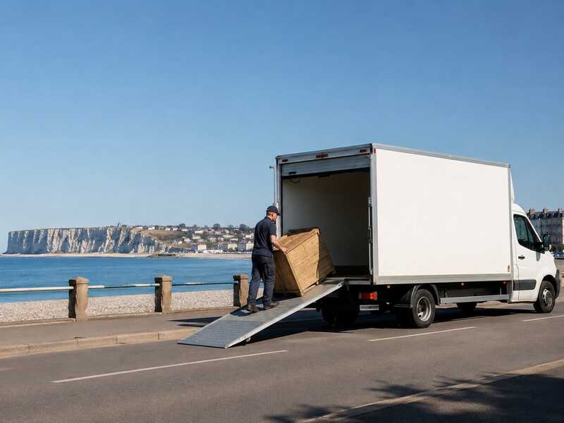 Demenagement Paris vers Dieppe, en pratique