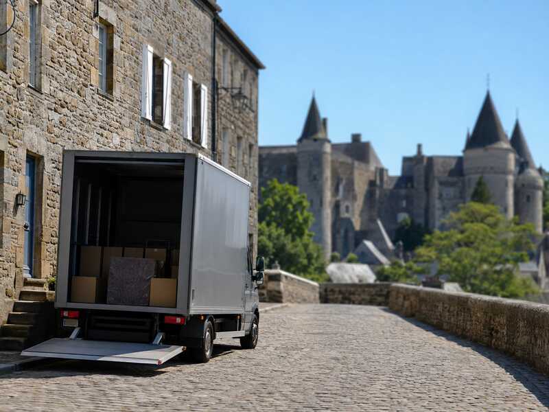 Demenagement Paris vers Fougeres, en pratique
