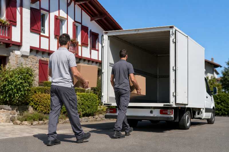 Demenagement Paris vers Hendaye, en pratique