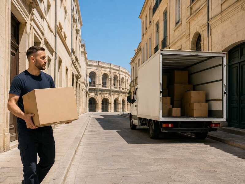 Demenagement Paris vers Nimes, en pratique
