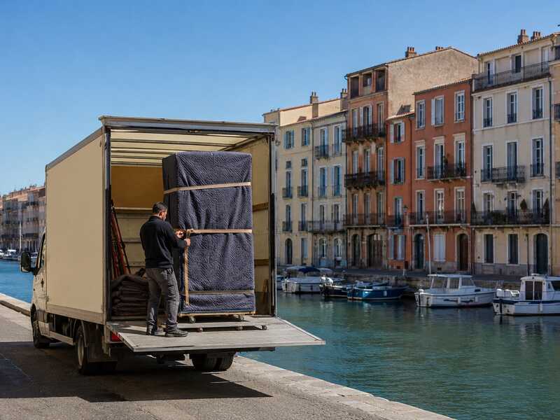 Demenagement Paris vers Sete, en pratique