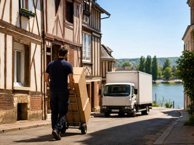 Demenagement Paris vers Vernon, en pratique