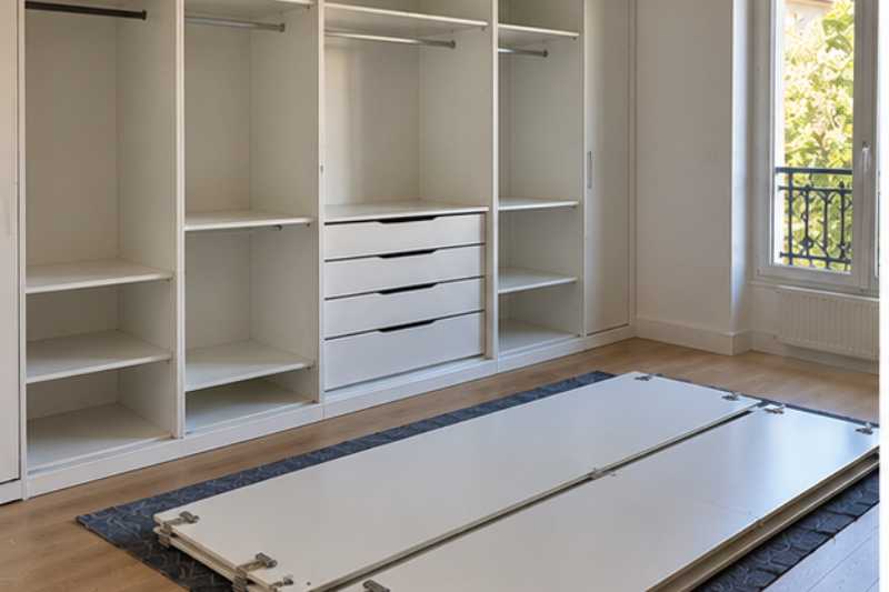 Dressing remonte dans une chambre apres le transport